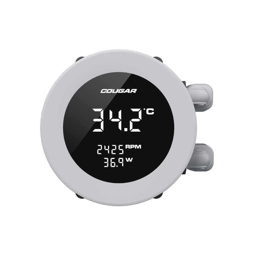 Cougar CPU Cooler Liquid Poseidon Vistek ARGB 240 (White) view 2